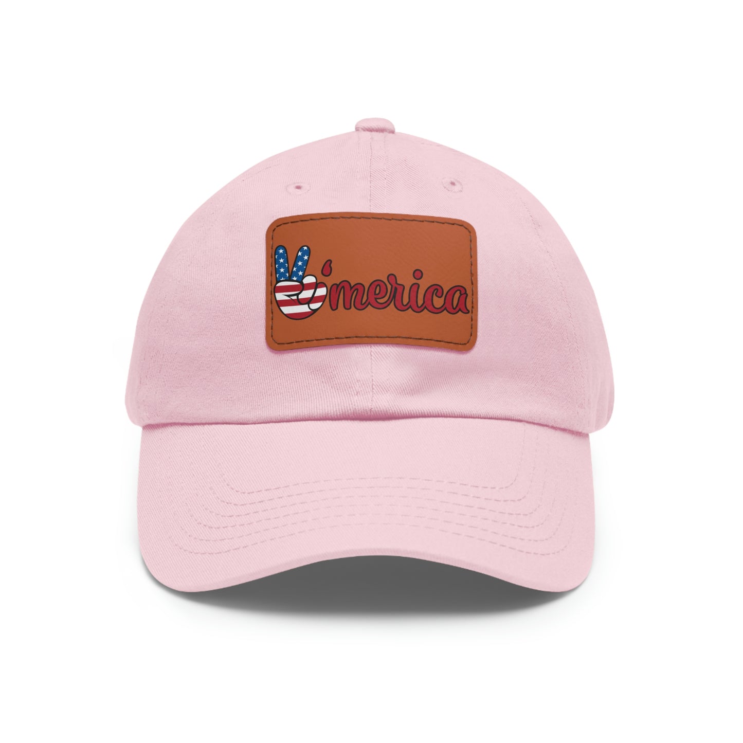 Dad Hat with Leather Patch